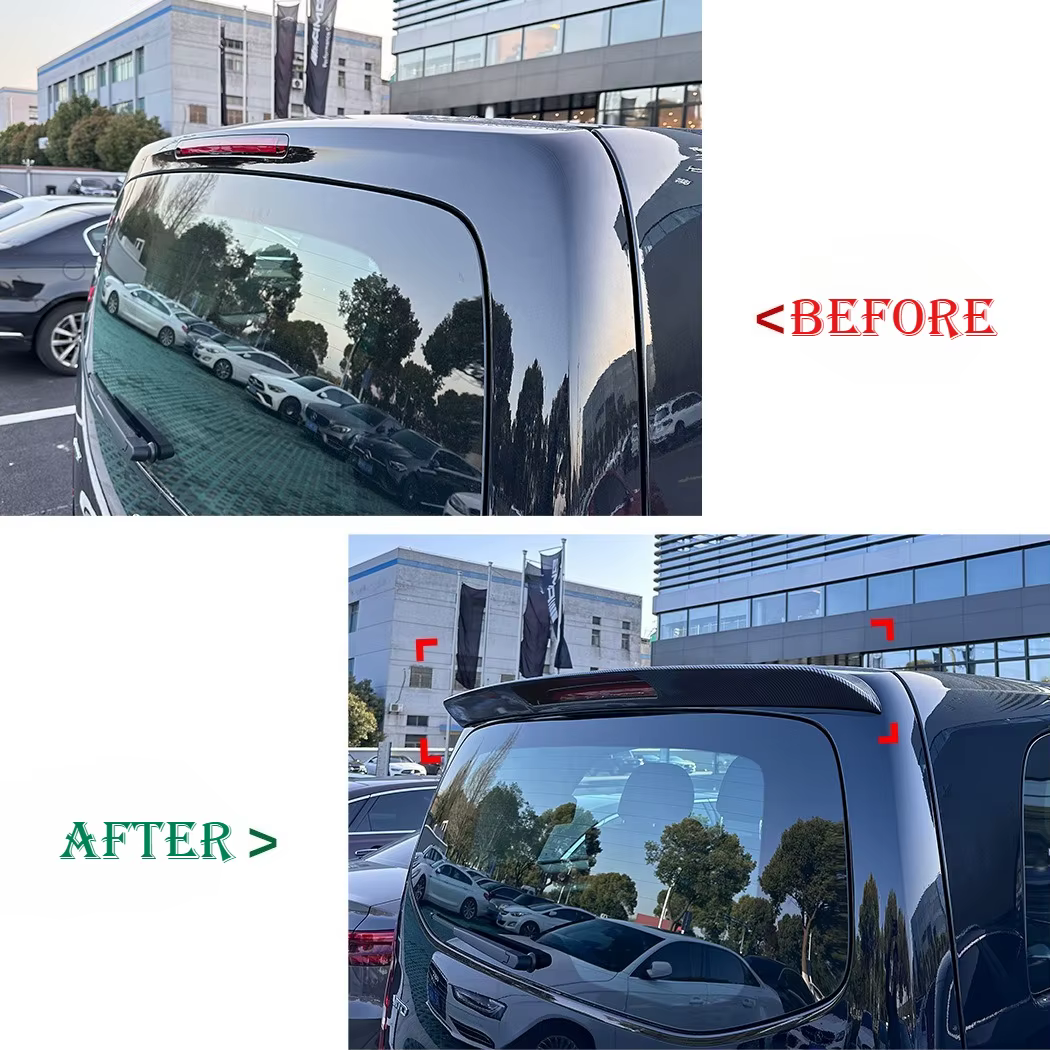 2014 à 2023 pour Mercedes Benz classe V V220 Vito Viano W447 aileron de toit arrière aileron de queue modifié aileron supérieur Kit de carrosserie Refit