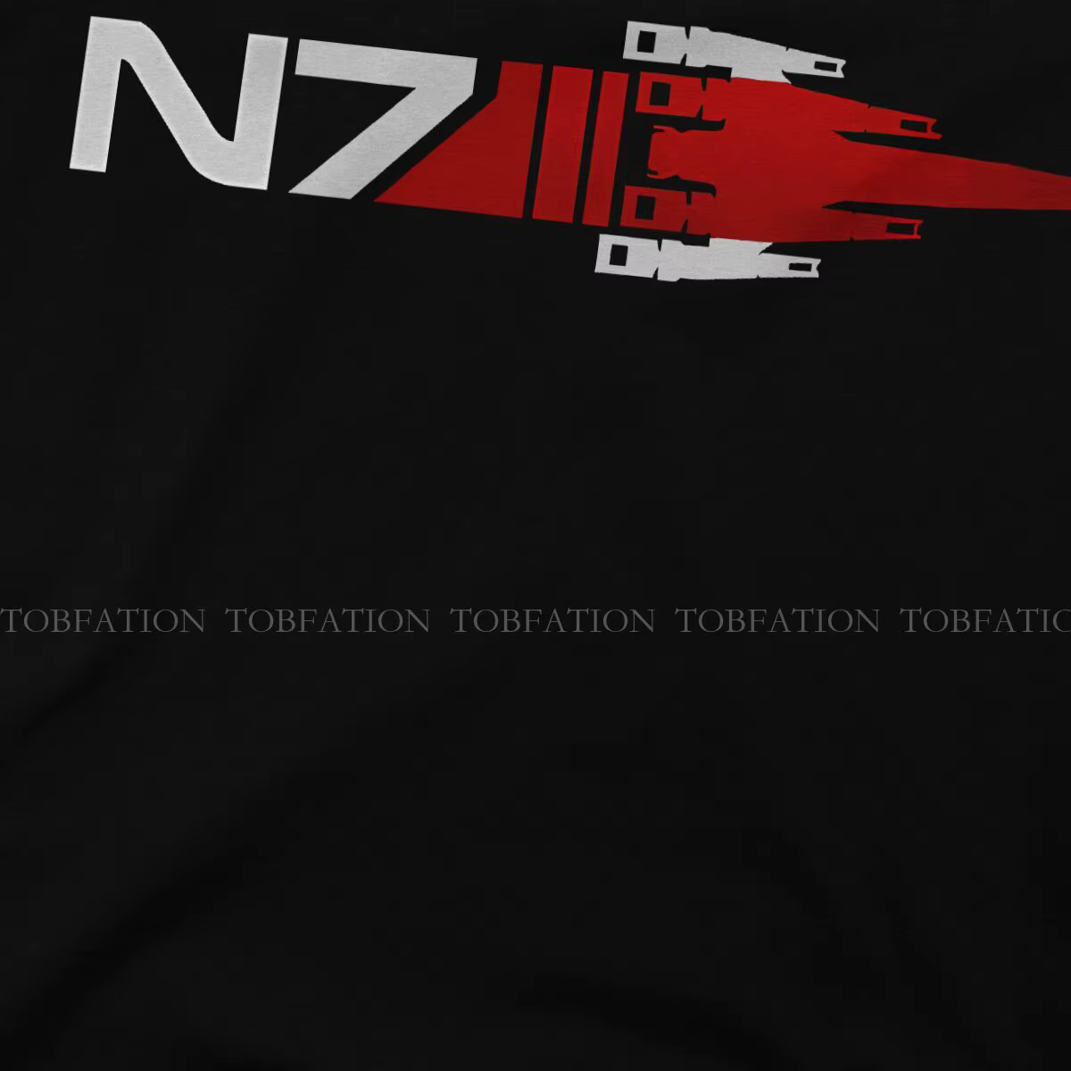 N7 Normandie essentiel effet de masse jeu hommes t-shirt coton graphique col rond
