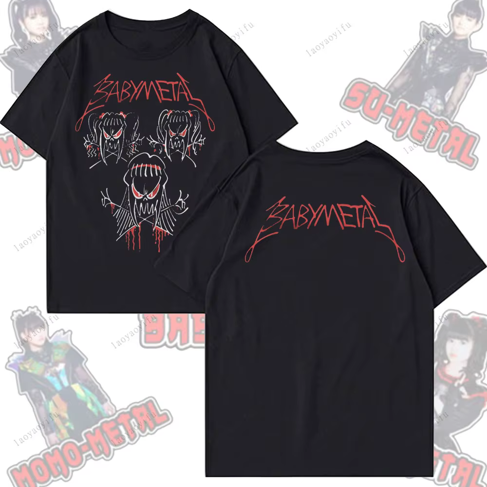 Babymetal groupe japonais T-shirt hommes Hip-hop