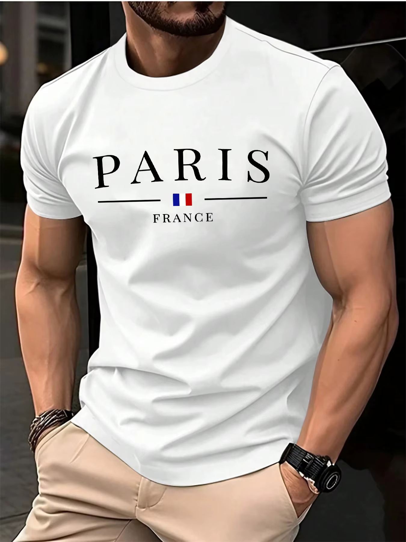 T-shirt en coton pur pour homme et femme