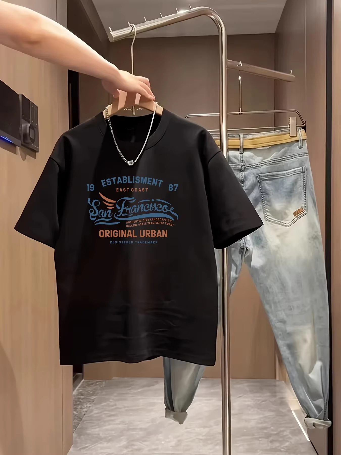 T-shirt 100 % coton pour homme
