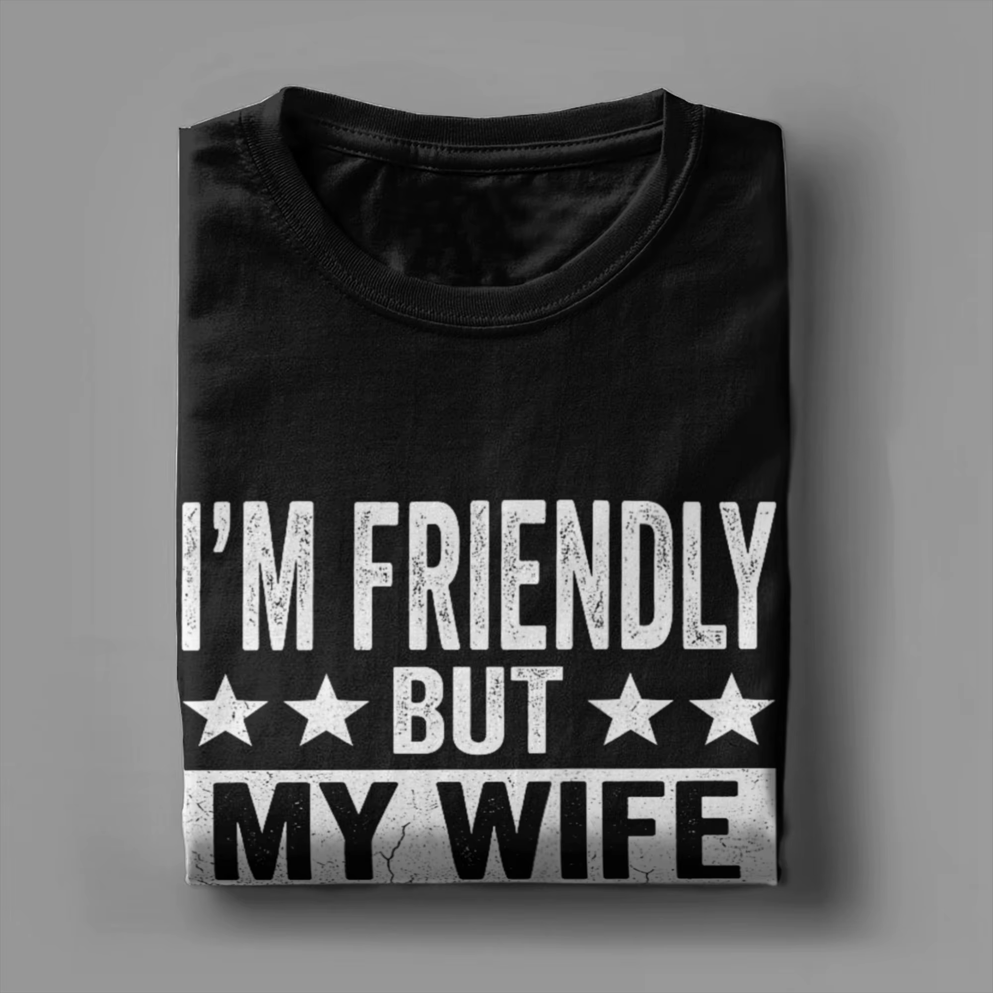T-shirt humoristique pour mari : « Je suis sympathique