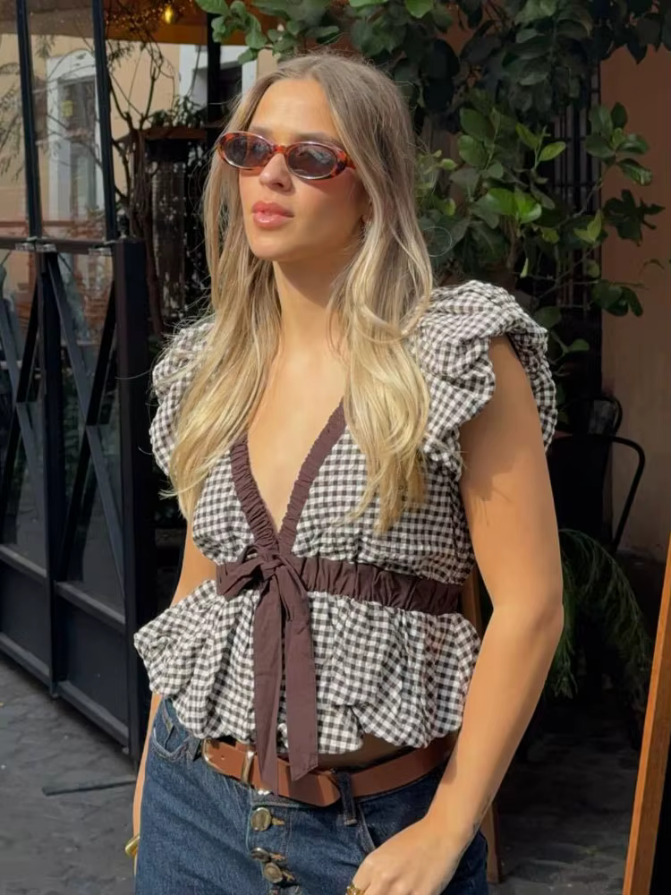 HH Femme 2026 – Nouvelle Collection Été – Top Chic et Élégant à Manches Courtes