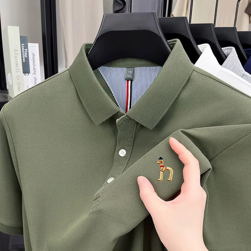 Polo à manches courtes pour hommes