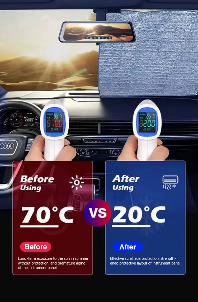 Pare-soleil de Toit Ouvrant de Voiture, Couverture d'Isolation Thermique pour Volkswagen VW Tiguan MK1 5N 2009 ~ 2016 2010 2012