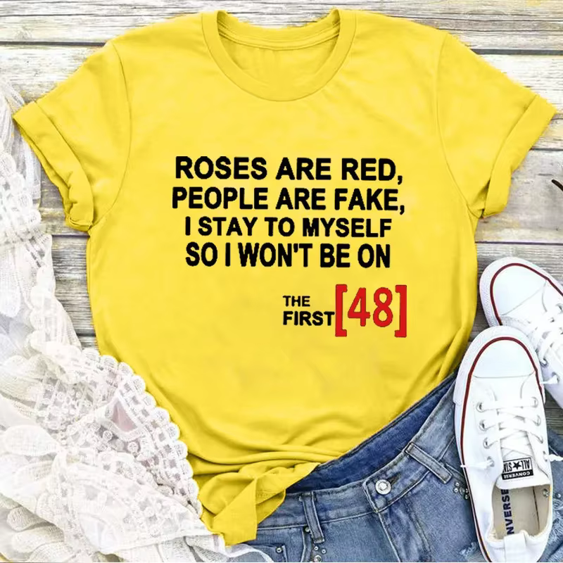 T-shirt manches courtes col rond femme