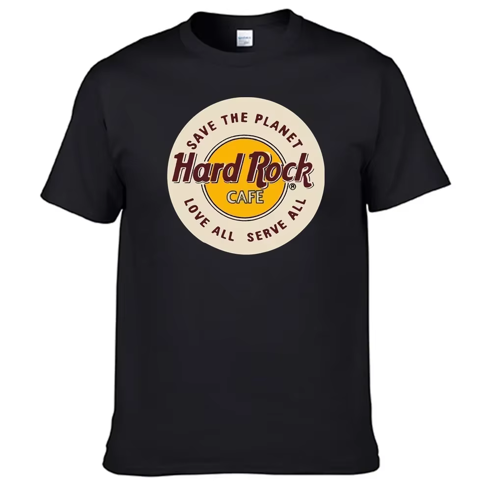 Hard Rock café t-shirt 100% coton hommes chemise hauts