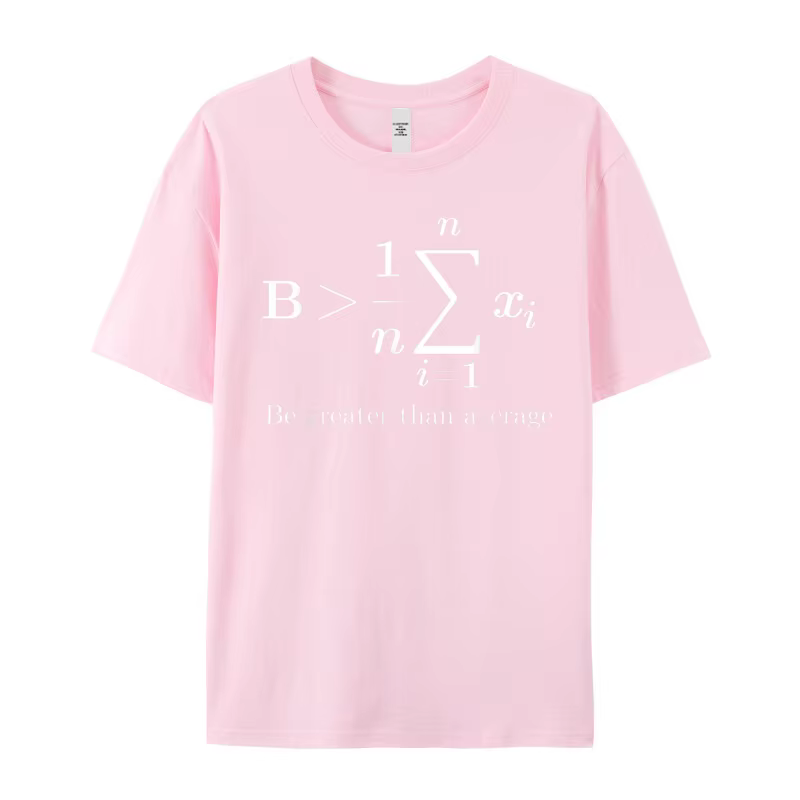 Math Be Greater STORAverage-T-shirt à manches courtes pour femmes