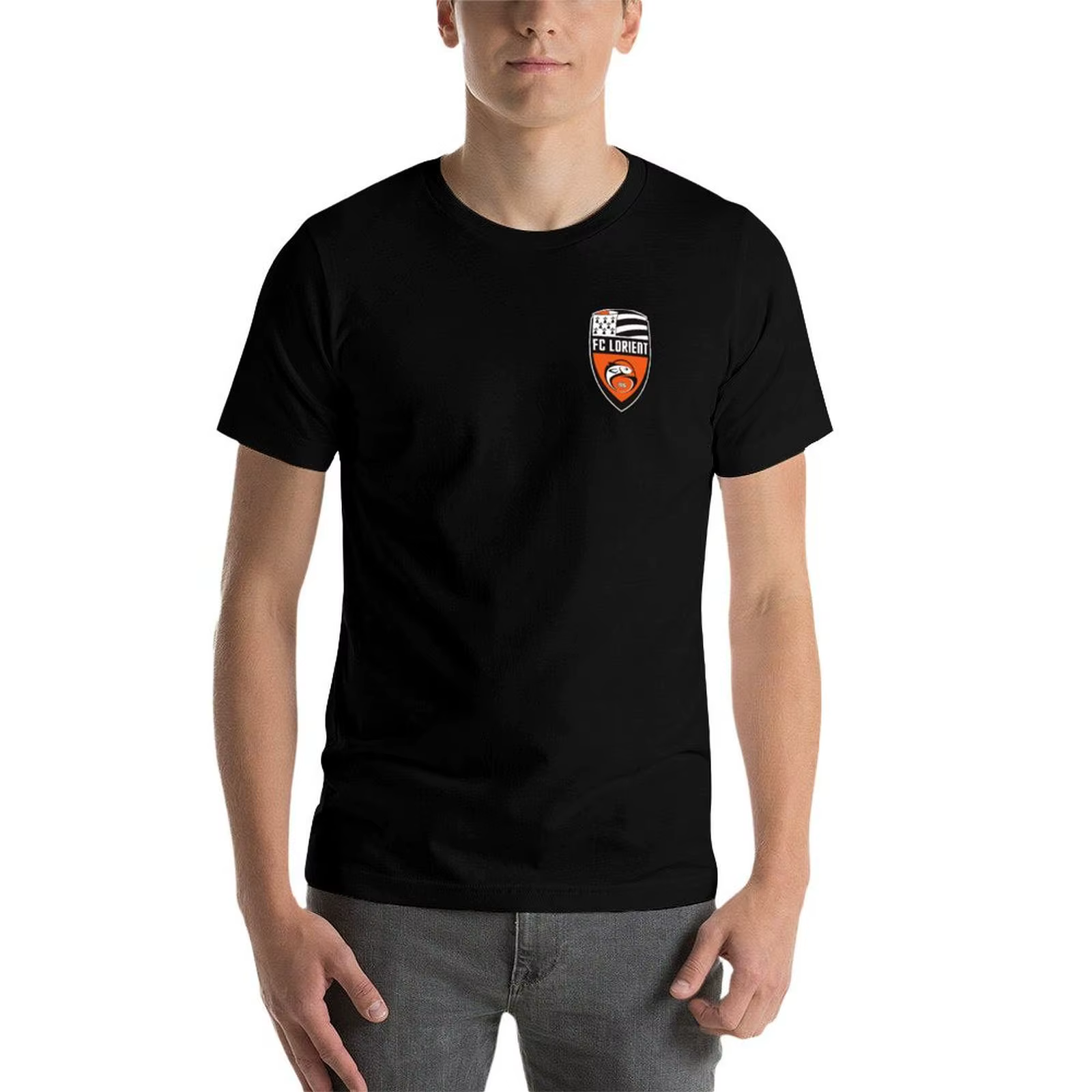 Chemise T-Shirt chemises t coton homme t FC Lorient décontracté pour hommes