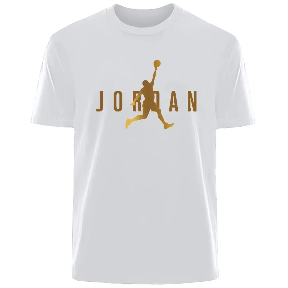 T-shirt coréen de luxe classique en coton pur pour hommes et femmes