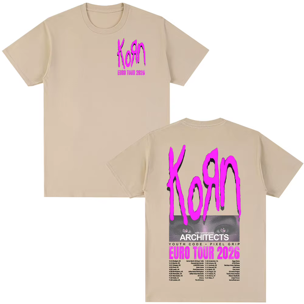 T-shirt Korn Tour 2026 Merch