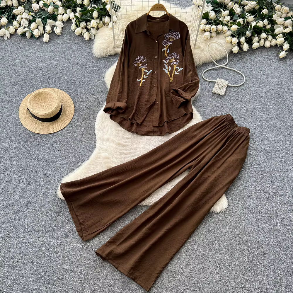 Ensemble pantalon femme deux pièces