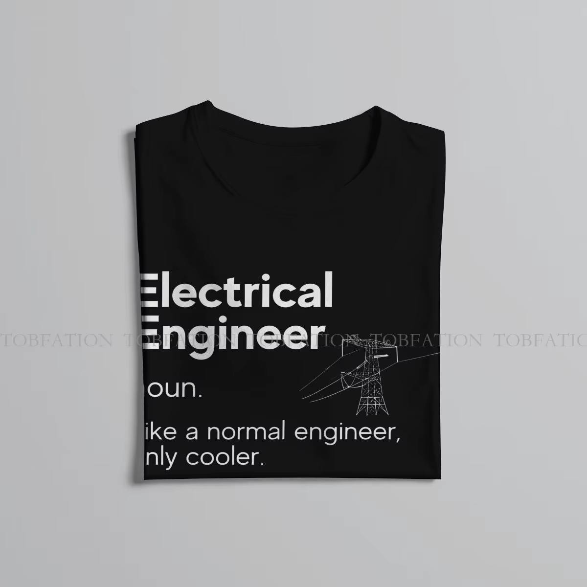 Définition Geek t-shirt Unique ingénieur électricien électrique confortable idée cadeau créative
