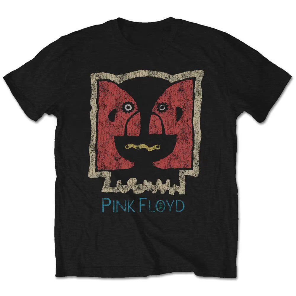 T-Shirt décontracté jaune Pink Floyd Band