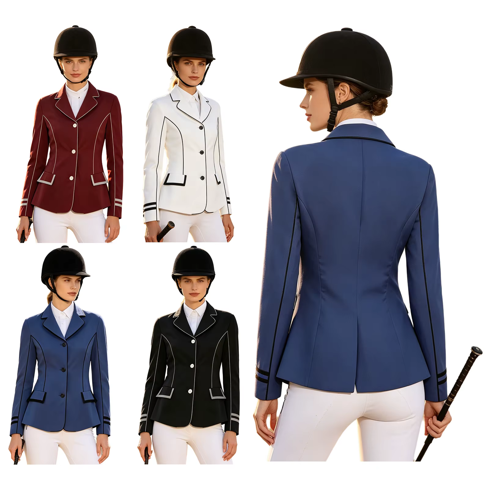 Veste de costume d'équitation professionnelle pour femmes