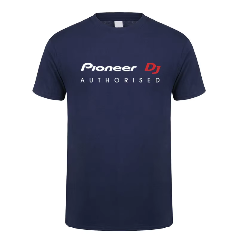 Pioneer DJ Autorisé T Chemises Hommes Mode D'été À Manches Courtes Homme