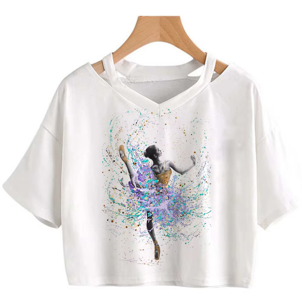 T-shirt de danseuse de Ballet pour femmes