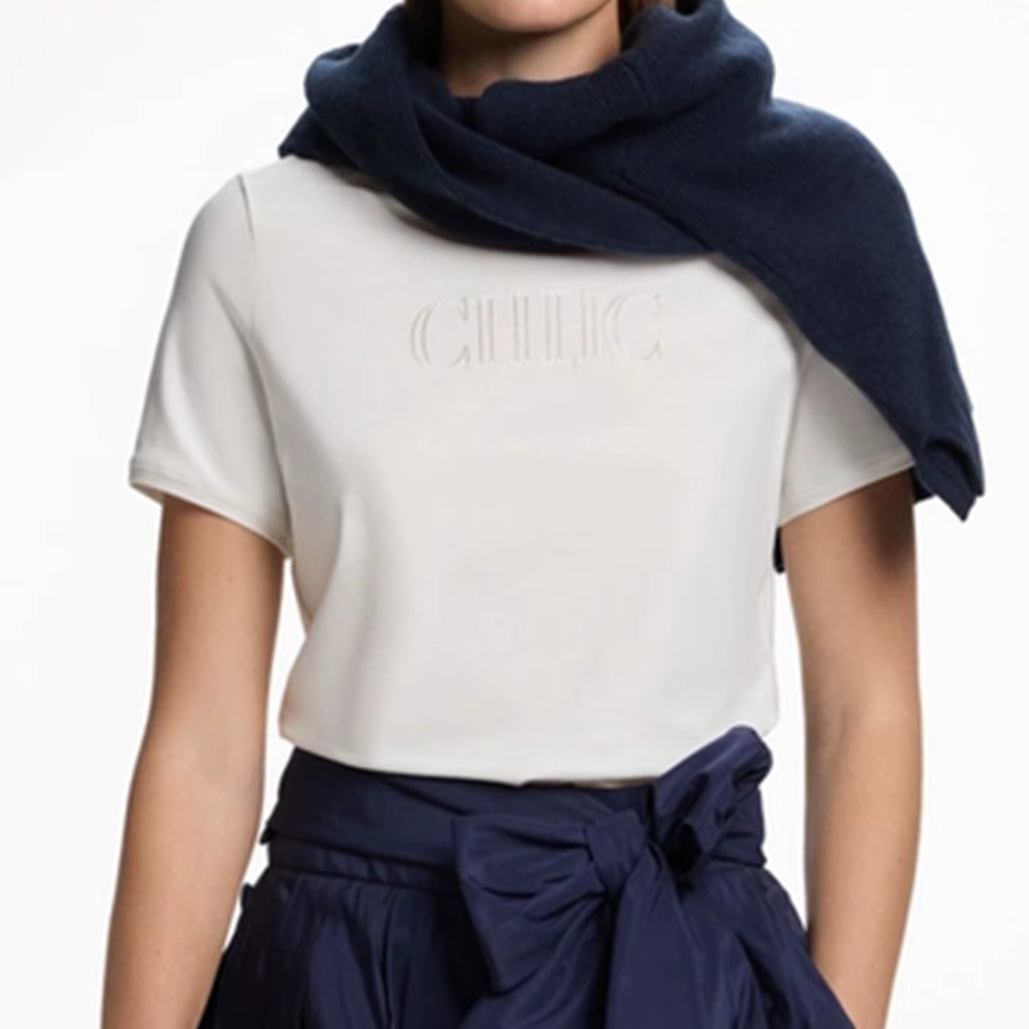 Vêtements pas chers - T-shirt en coton à manches courtes et col rond pour femme avec lettres - Style streetwear coréen décontracté - Haut esthétique
