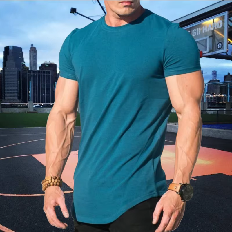 T-shirt de Fitness musculaire T-shirts d'été pour hommes