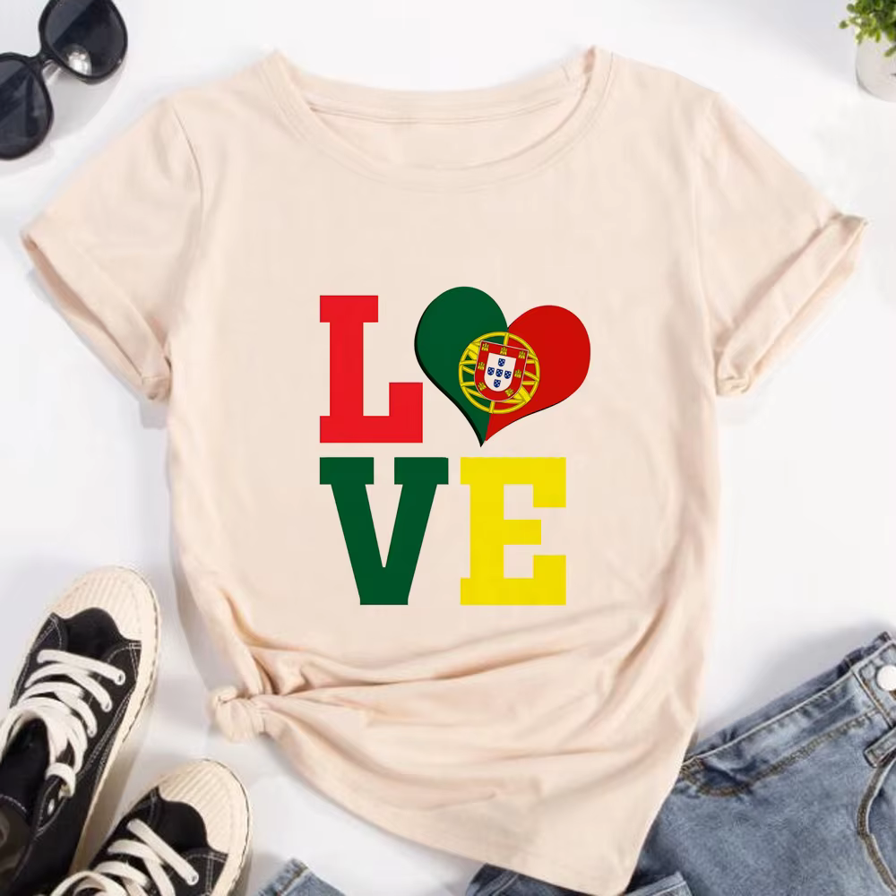 T-shirt femme, vêtement de styliste japonais, Portugal