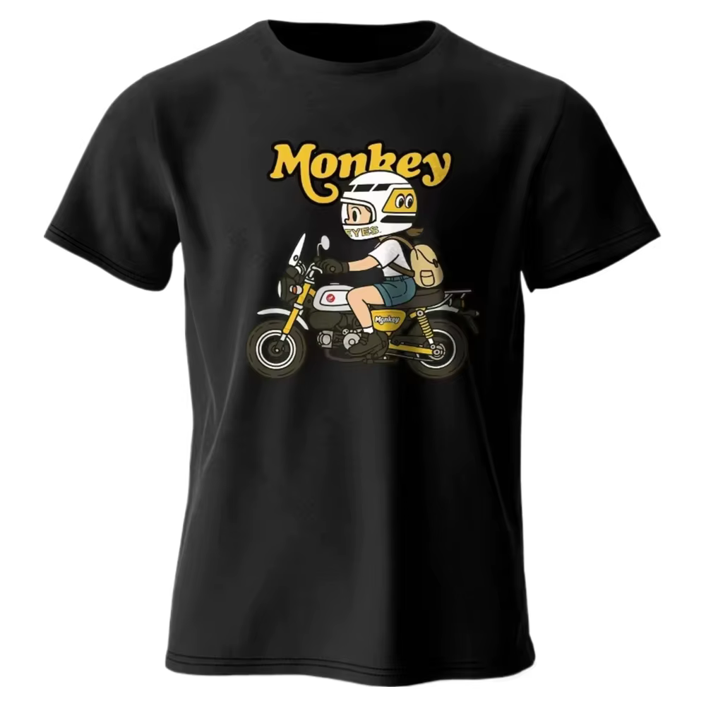 T-shirt Moto Monkey 2026 pour Hommes et Femmes
