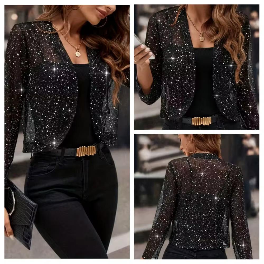Cardigan pour femme à manches 3/4