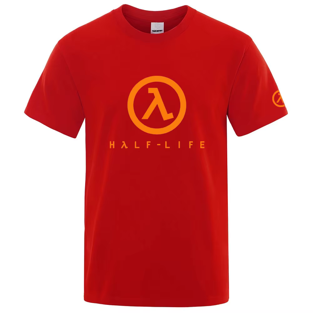 2025 Half Life Game 1998 été homme col rond haut décontracté mince coton à manches courtes nouveau T-shirt respirant à la mode