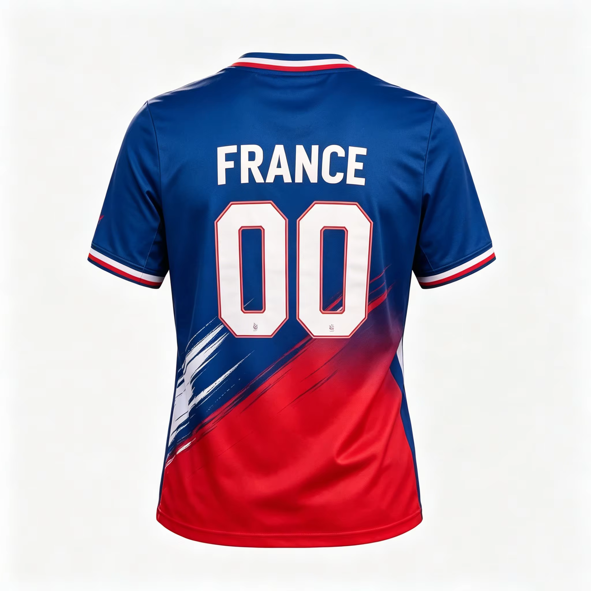 Maillot de football imprimé drapeau français 2026, T-shirt d'entraînement de football à séchage rapide pour les fans, adultes et enfants, livraison directe disponible