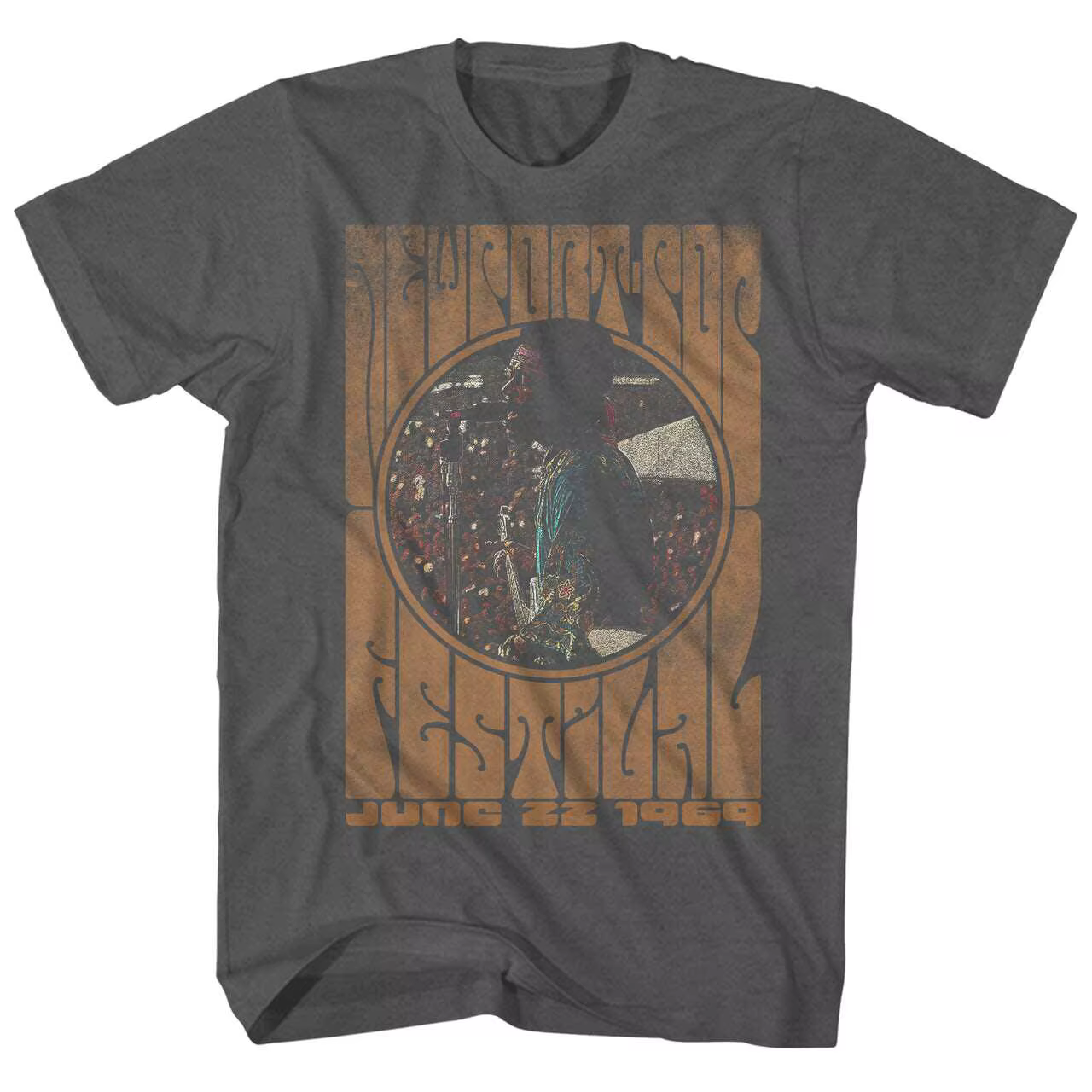 T-Shirt Portrait Jimi Hendrix Rock Musician