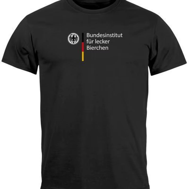 T-Shirt pour hommes, institut fédéral de bière à alcool pour une chemise de fête