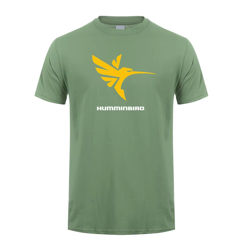 Humminbird t-shirt hommes femmes à manches courtes coton T-shirts été hommes dessus frais Streetwear LH-572