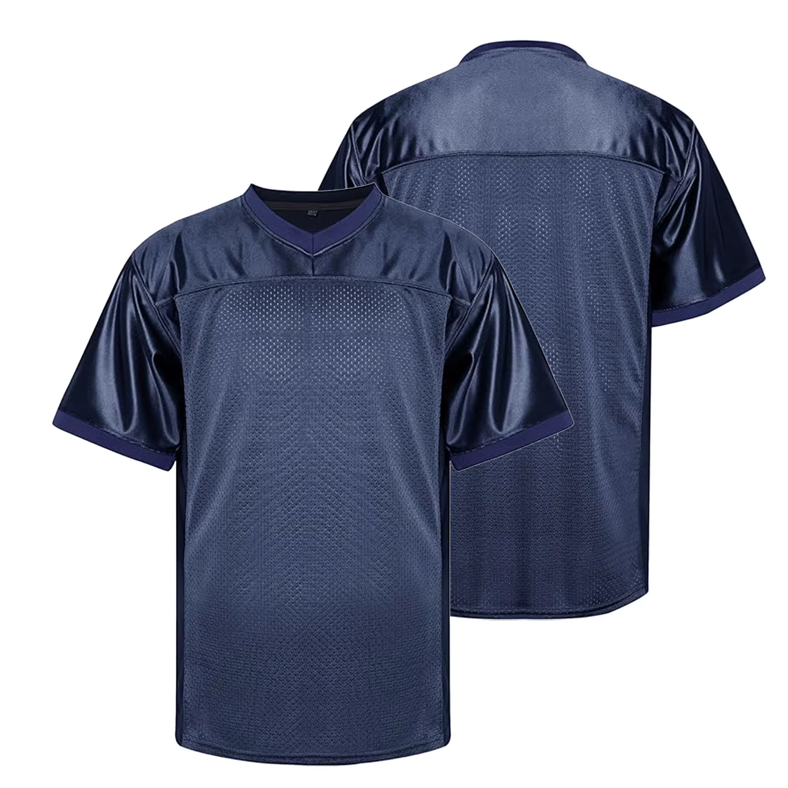 Hommes mode Simple sport t-shirt Hip Hop fête blanc Football haut taille haute t-shirts