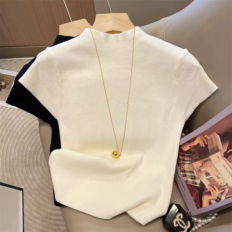 Pull à col roulé pour femme