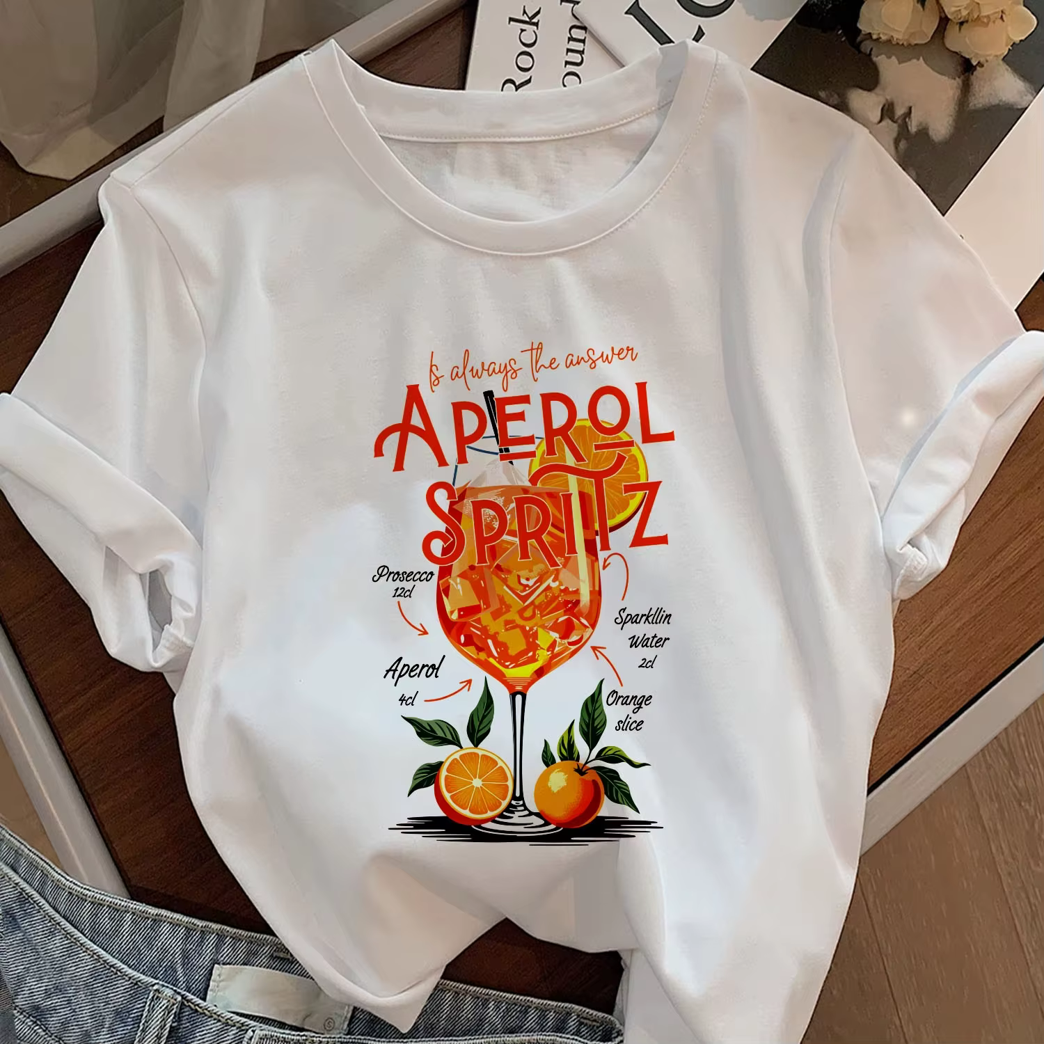 T-shirt Spritz Veneto pour femmes et filles