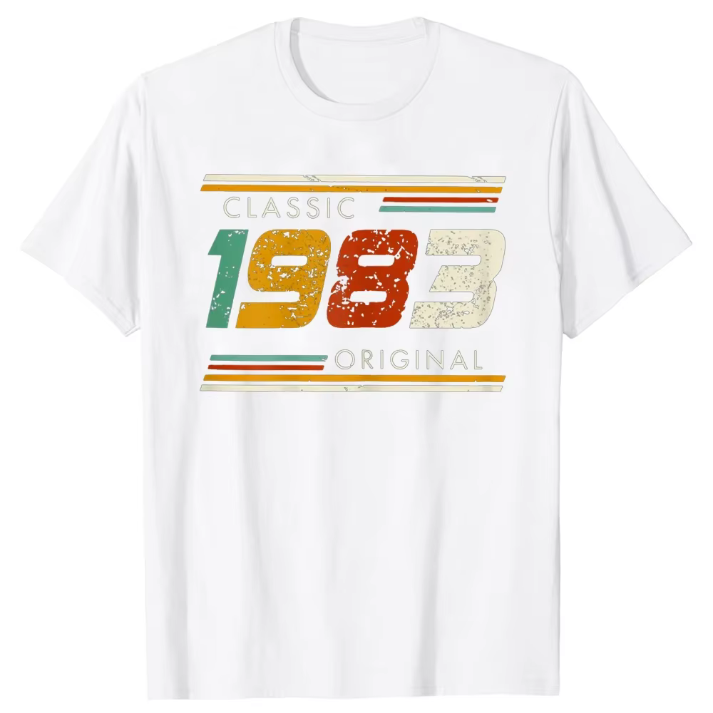 41 ans fabriqué en 1983 classique Original Vintage t-shirt pour hommes père jours idée cadeau accessoires classiques
