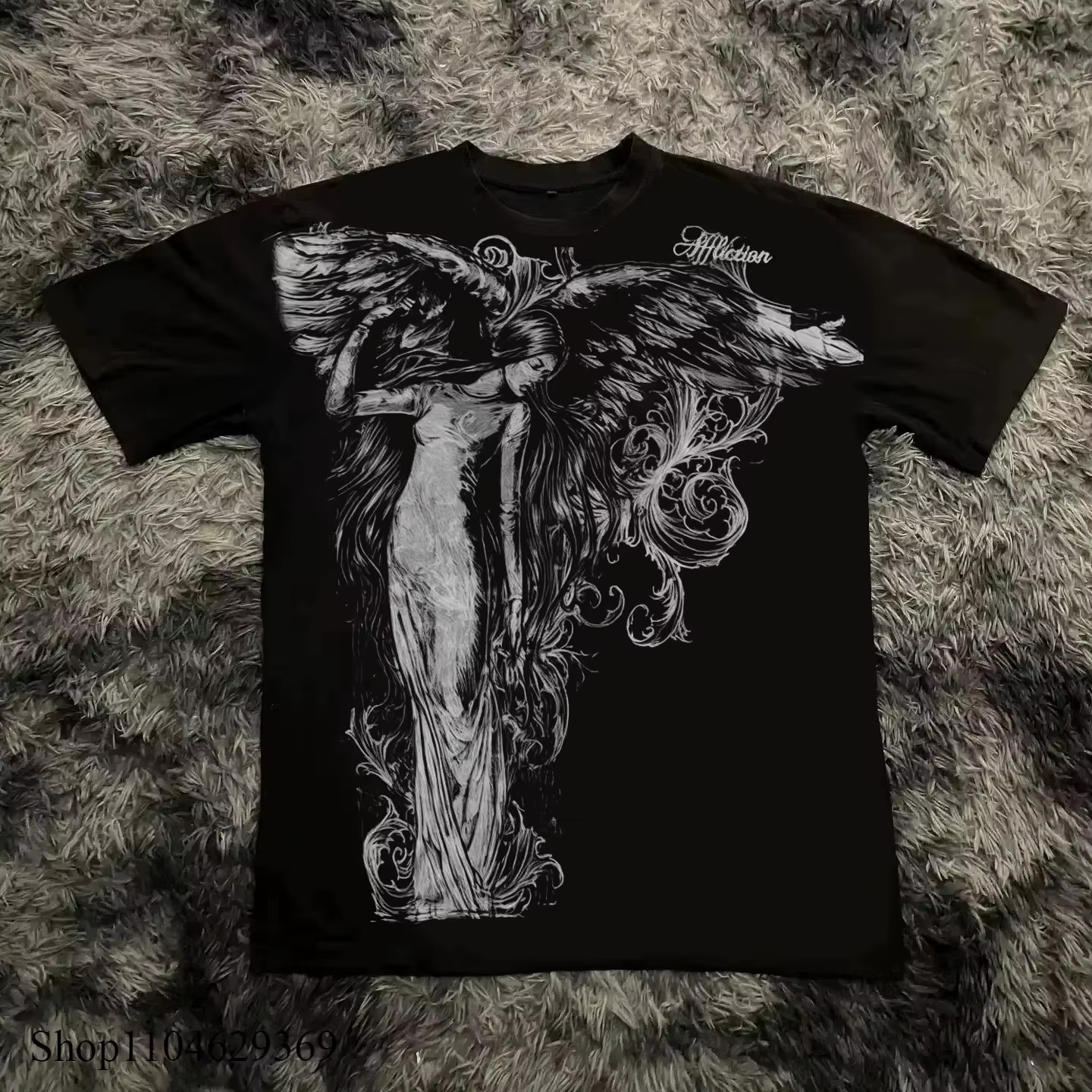 T-shirt gothique style Southpole 100% coton