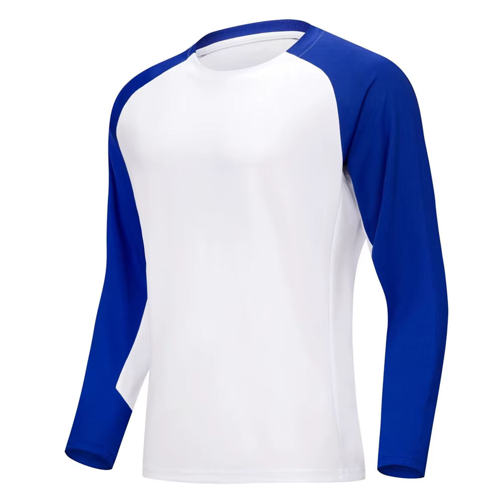 T-shirt de sport à manches longues pour hommes et enfants