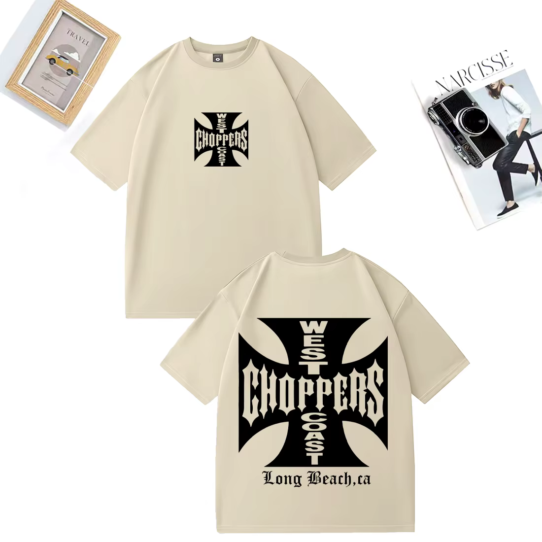 Chemise Paul Walker West Coast Choppers pour hommes et femmes