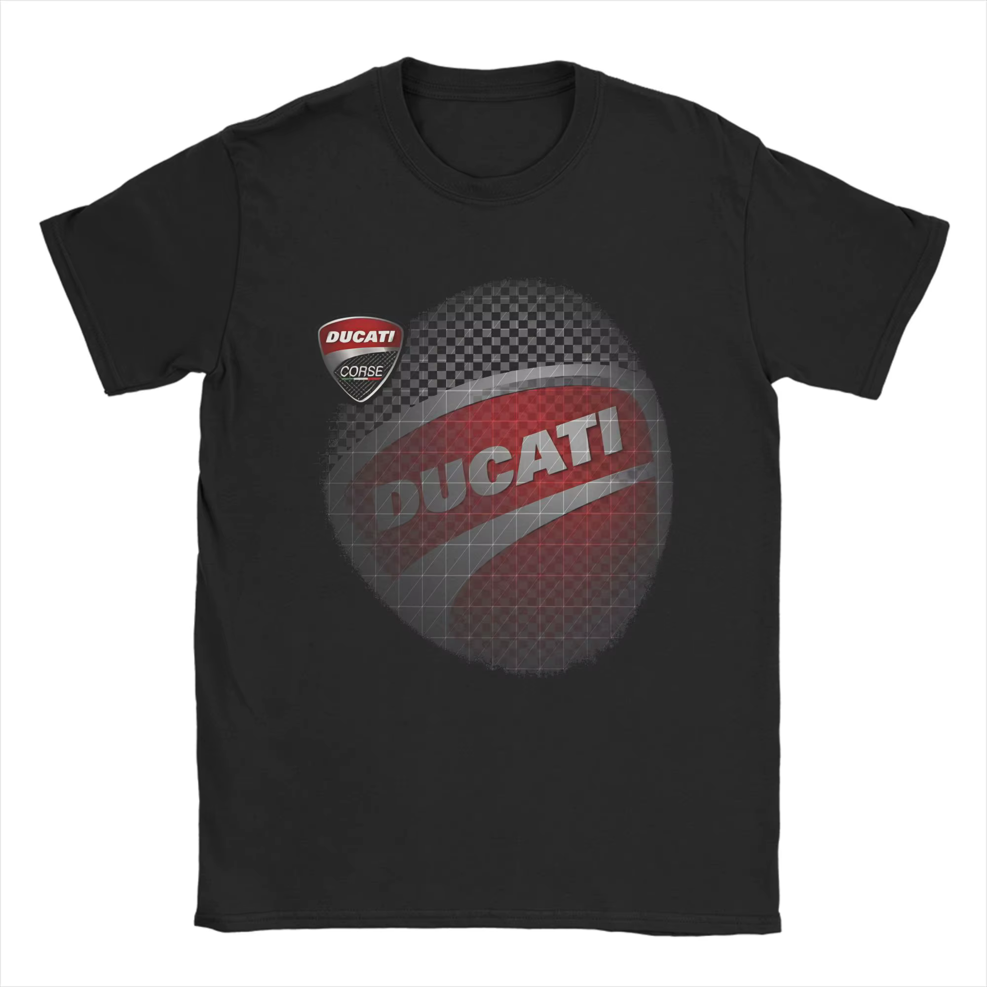 T-shirt classique en coton 100% avec graphique amusant, D-Ducatis, pour hommes