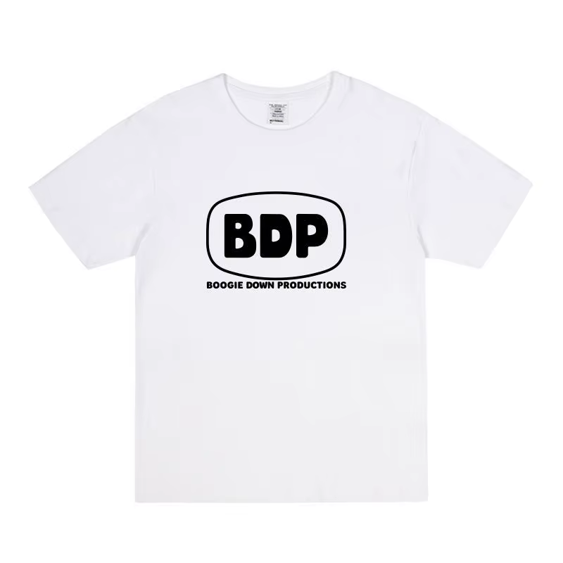T-shirt à imprimé lettres de la marque BDP pour hommes et femmes