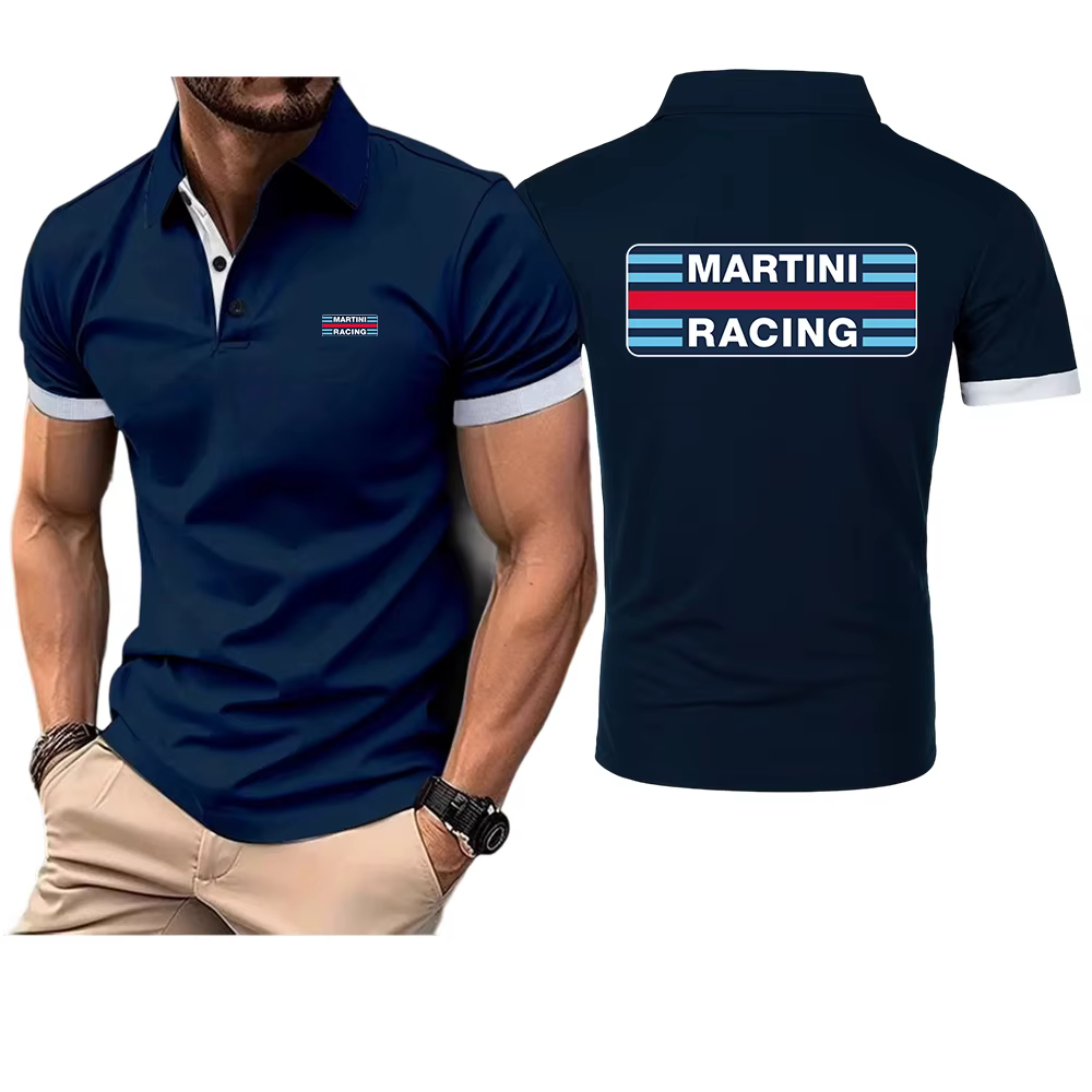 Chemise polo pour homme en coton