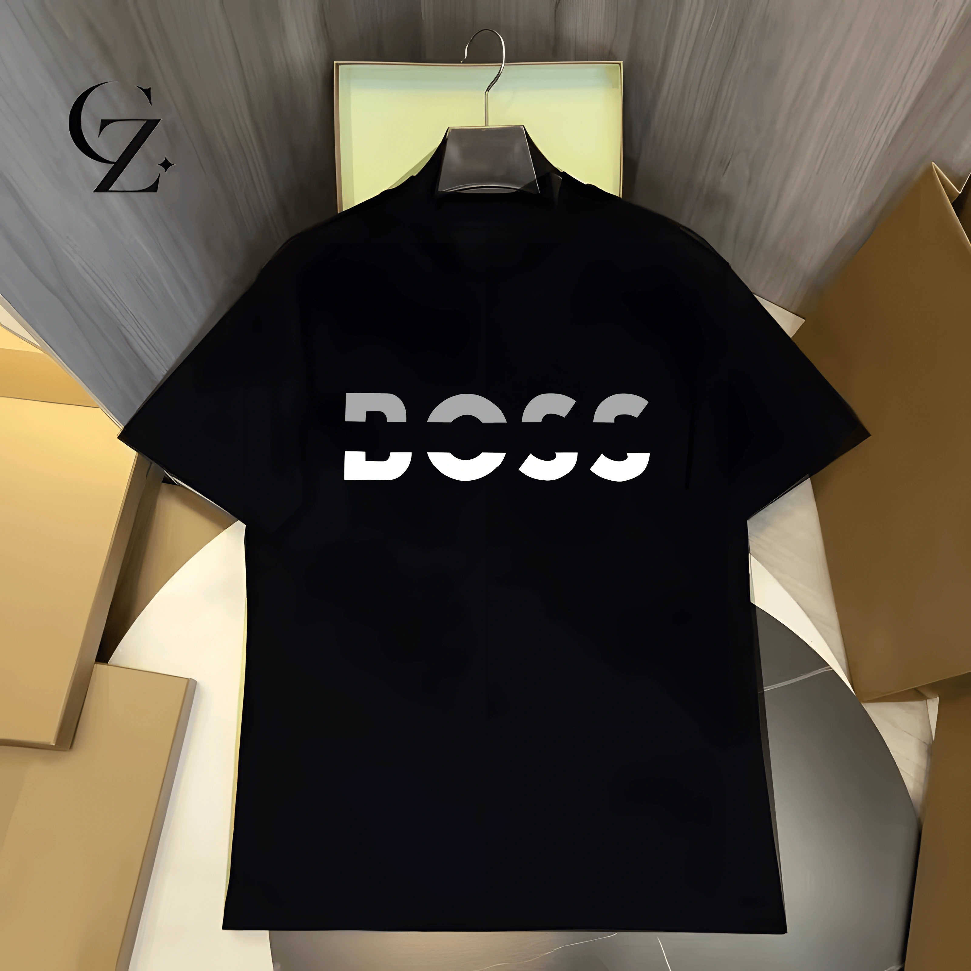 T-shirt de marque haut de gamme imprimé lettres pour l'été 2026