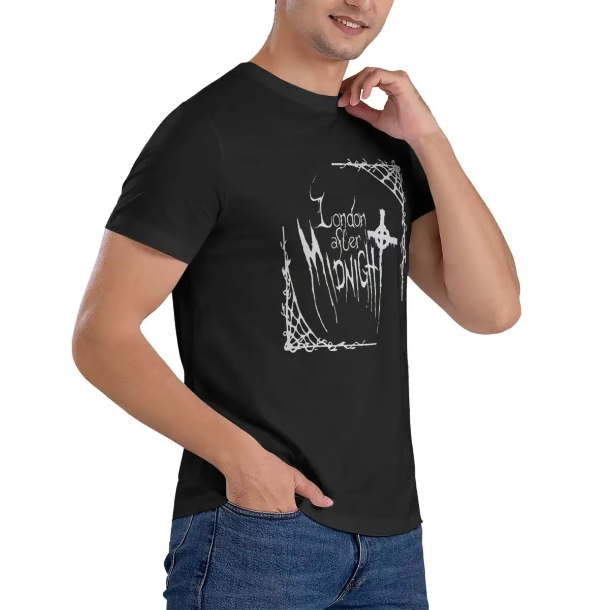 T-shirt London After Midnight en coton pour hommes