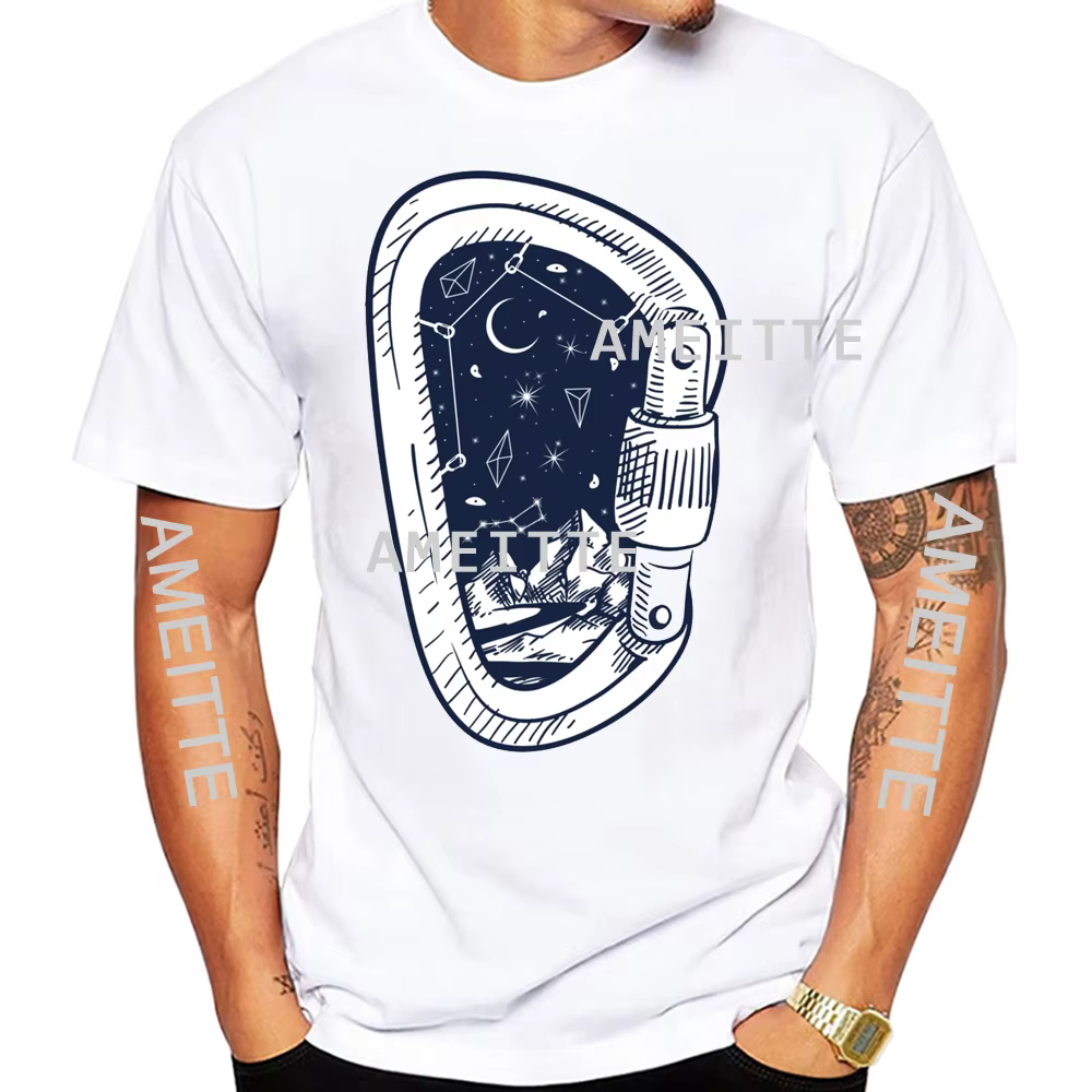 T-shirt d'escalade à manches courtes pour hommes