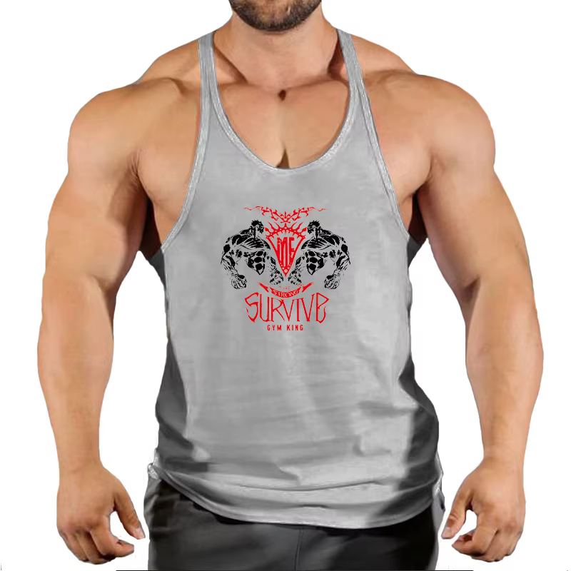 Stringer Singlet-Vêtements de fitness pour hommes