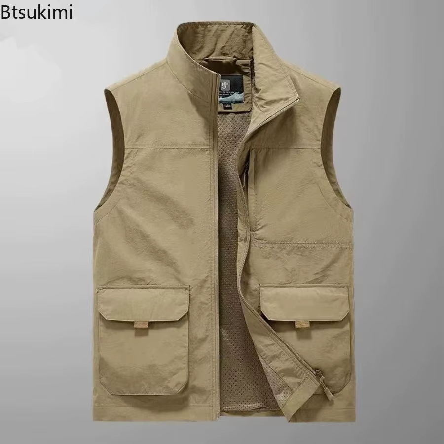 Gilet sans manches en velours Double face pour homme