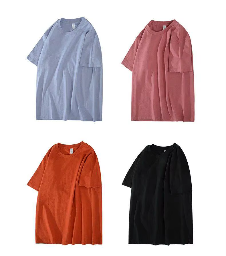 T-shirt à manches courtes en coton lourd 450g