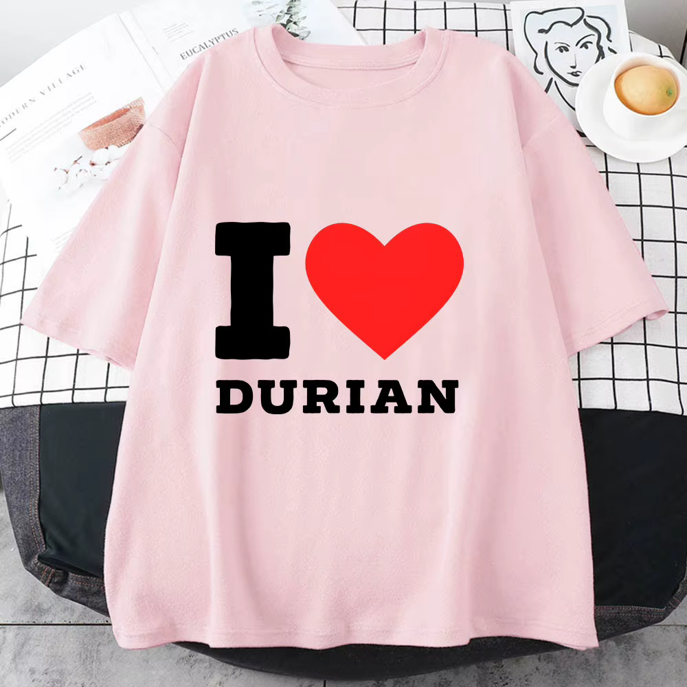 Durian-T-shirt Streetwear pour Femme