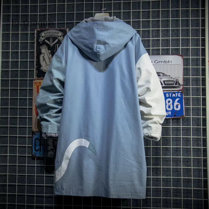 Sweat à capuche imprimé requin pour hommes et femmes