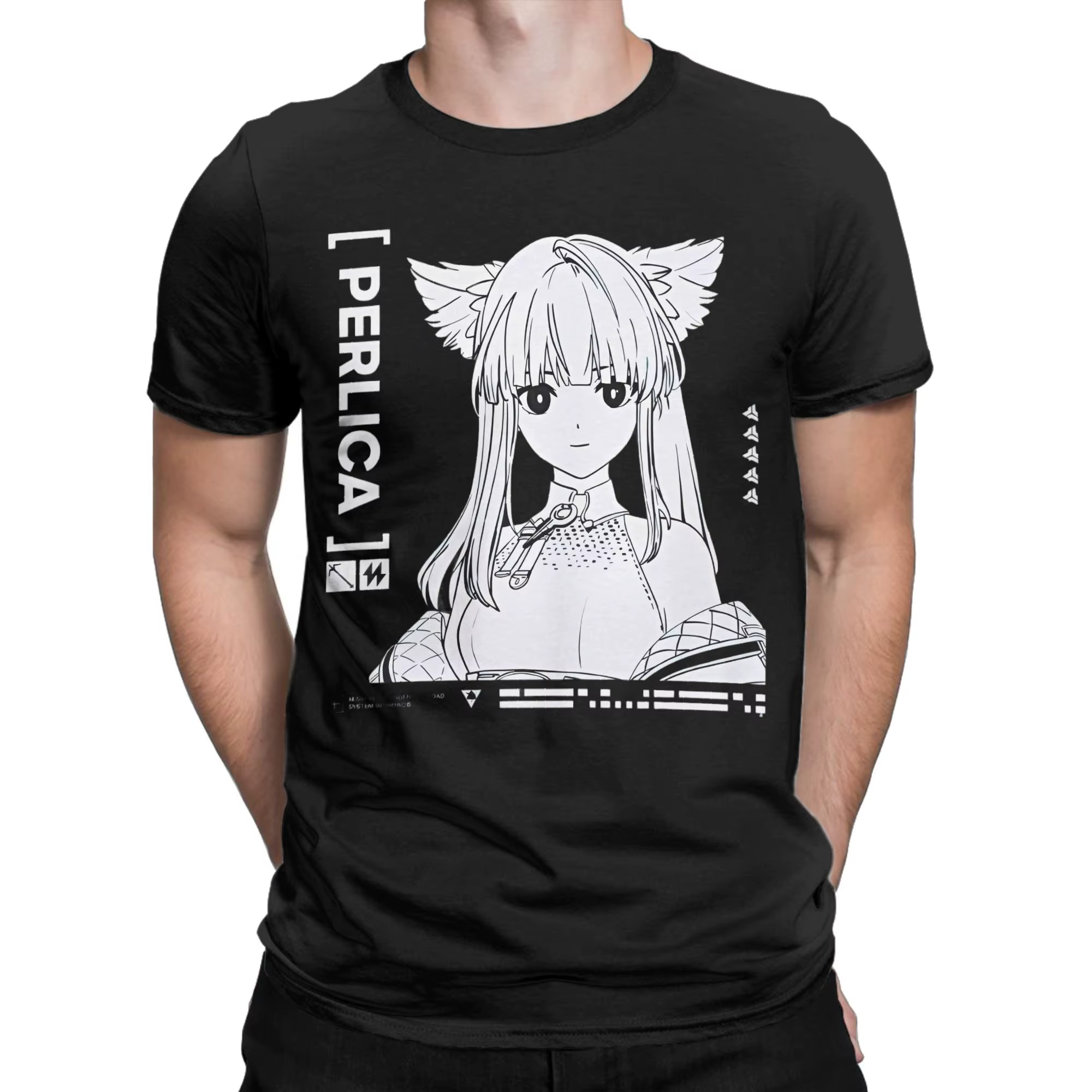 T-shirt Arknights Endfield imprimé graphique pour hommes et femmes